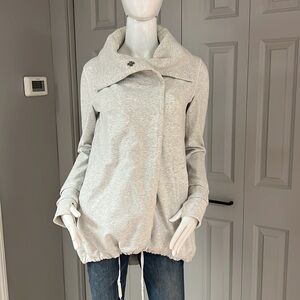 Lululemon Athletica, Cotton Wrap Cardigan, Oatmeal White